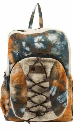 Lakhays Hemp Blend Tie-Dye Buddies Backpack Rasta