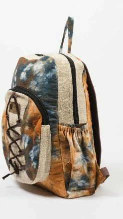 Lakhays Hemp Blend Tie-Dye Buddies Backpack Rasta
