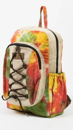 Lakhays Hemp Blend Tie-Dye Buddies Backpack Rasta