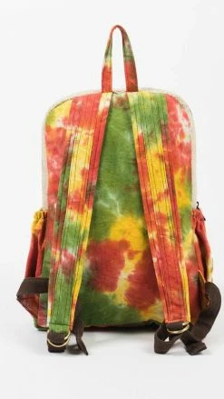 Lakhays Hemp Blend Tie-Dye Buddies Backpack Rasta