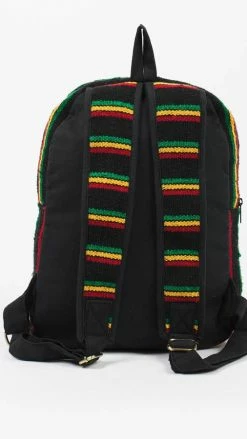 Lakhays Rasta Canna-Leaf Backpack