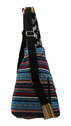 Lakhays Rustic Stripe Crossbody Sling Backpack New Arrivals