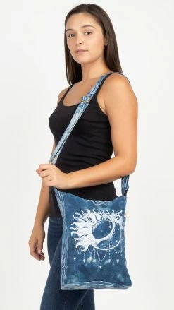 Lakhays Printed Tie-Dye Messenger Bag Bags