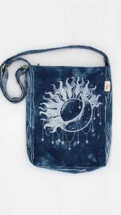 Lakhays Printed Tie-Dye Messenger Bag Bags