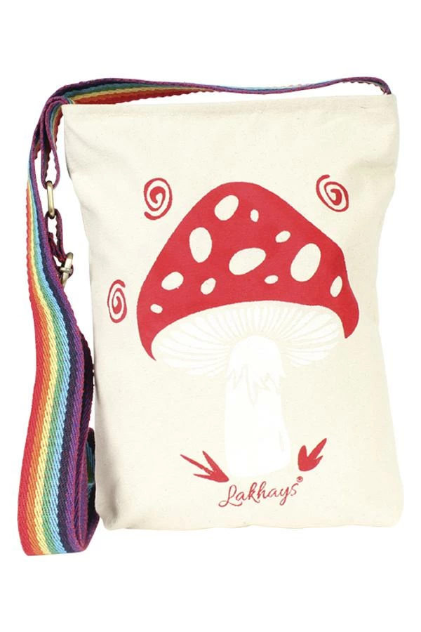 Lakhays Canvas Printed Crossbody Bag 4 Lakhays Canvas Printed Crossbody Bag