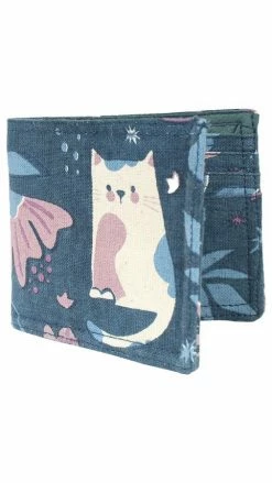 Lakhays Cat And Flower Wallet New Arrivals