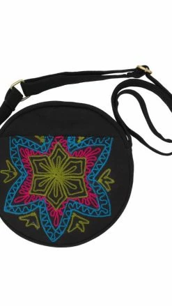 Lakhays New Arrivals Hand Ebroidery Crossbody Roundbag